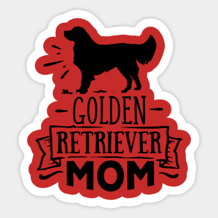 Golden Retriever Mom Sticker